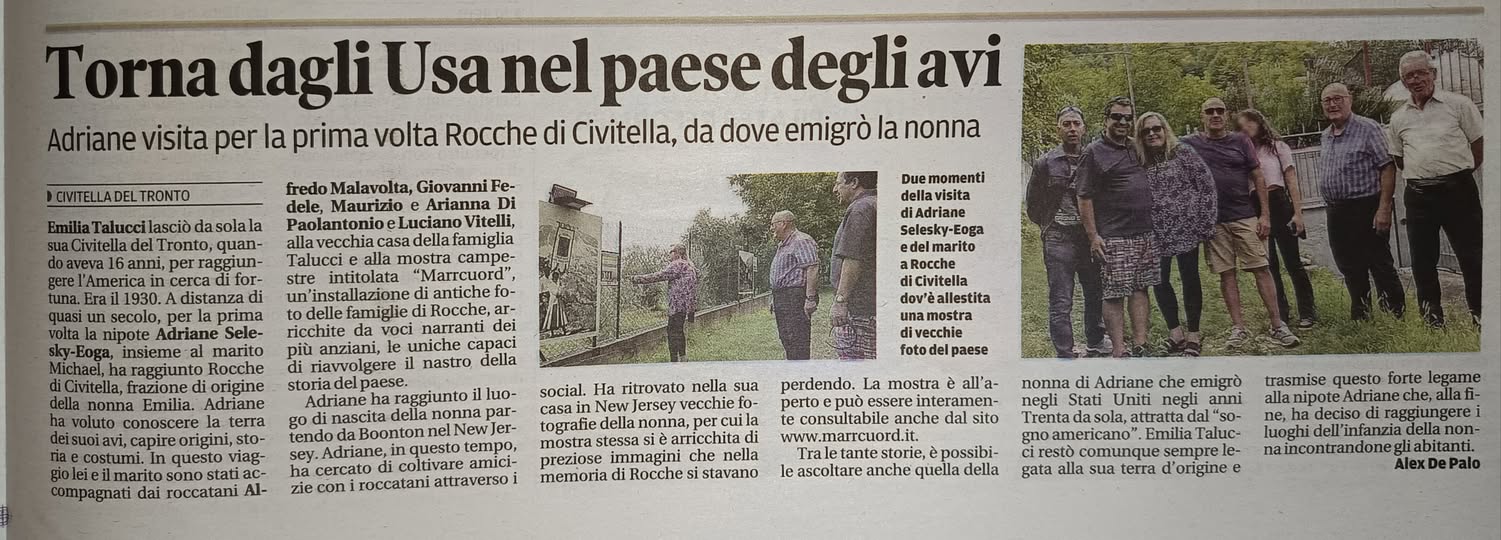Il Centro, articolo su MARr CUOrd
