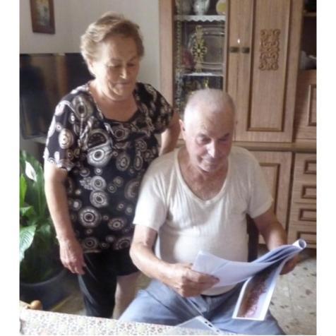 Giovanni Romani, detto "Nannuccio", e sua moglie